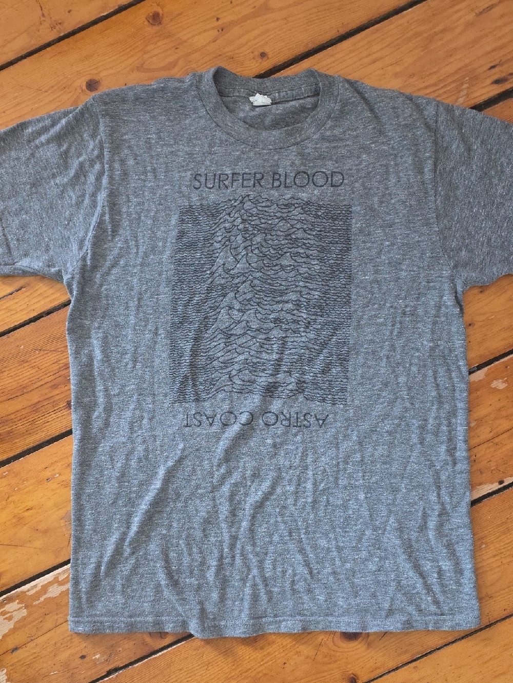 Surfer Blood Grey Graphic Band T-Shirt